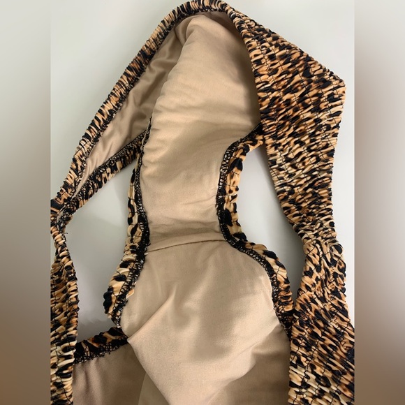 Victoria’s Secret Cheetah Ribbed Cheeky Bikini Bottoms Size XL Animal Print Swim - Picture 5 of 8